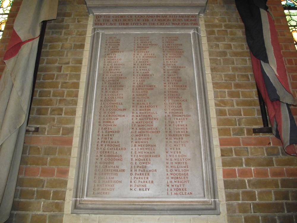 War Memorial Gordons School