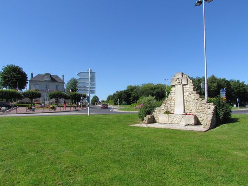 Monument 7th Light Infantry Battalion Bénouville #3