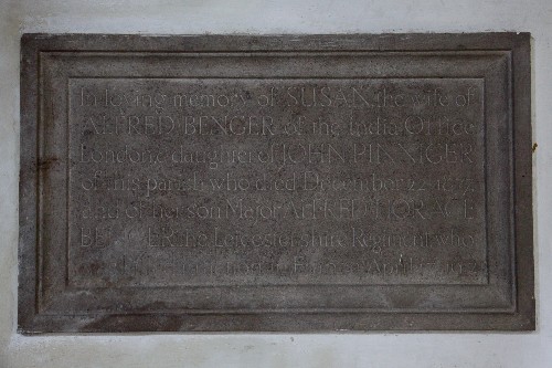 Memorial Down Ampney church