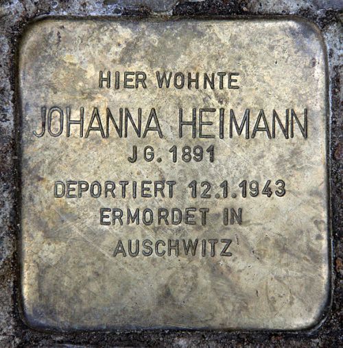 Stolpersteine Emser Straße 16 #3