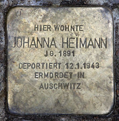 Stolpersteine Emser Strae 16 #3