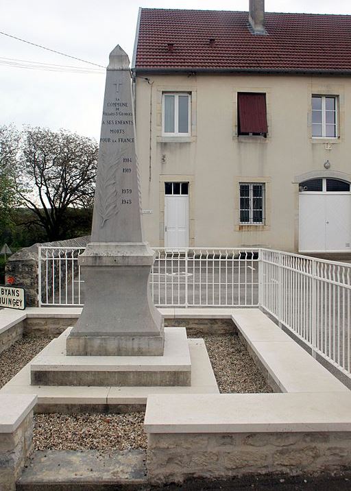 Oorlogsmonument Villars-Saint-Georges