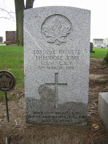 Commonwealth War Grave Laurel Hill Cemetery