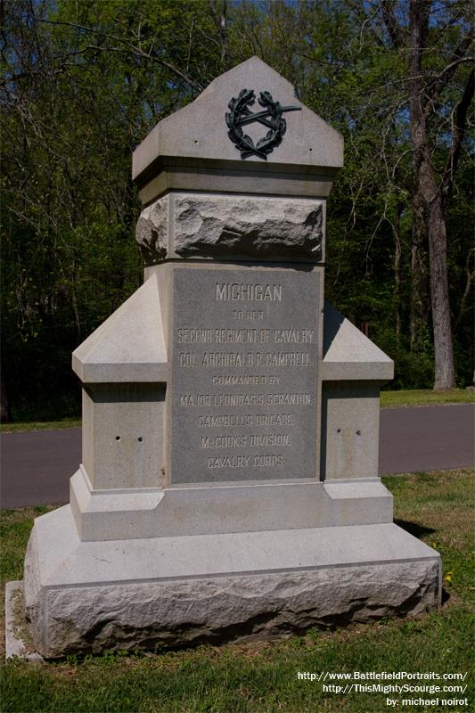2nd Michigan Cavalry Regiment Monument