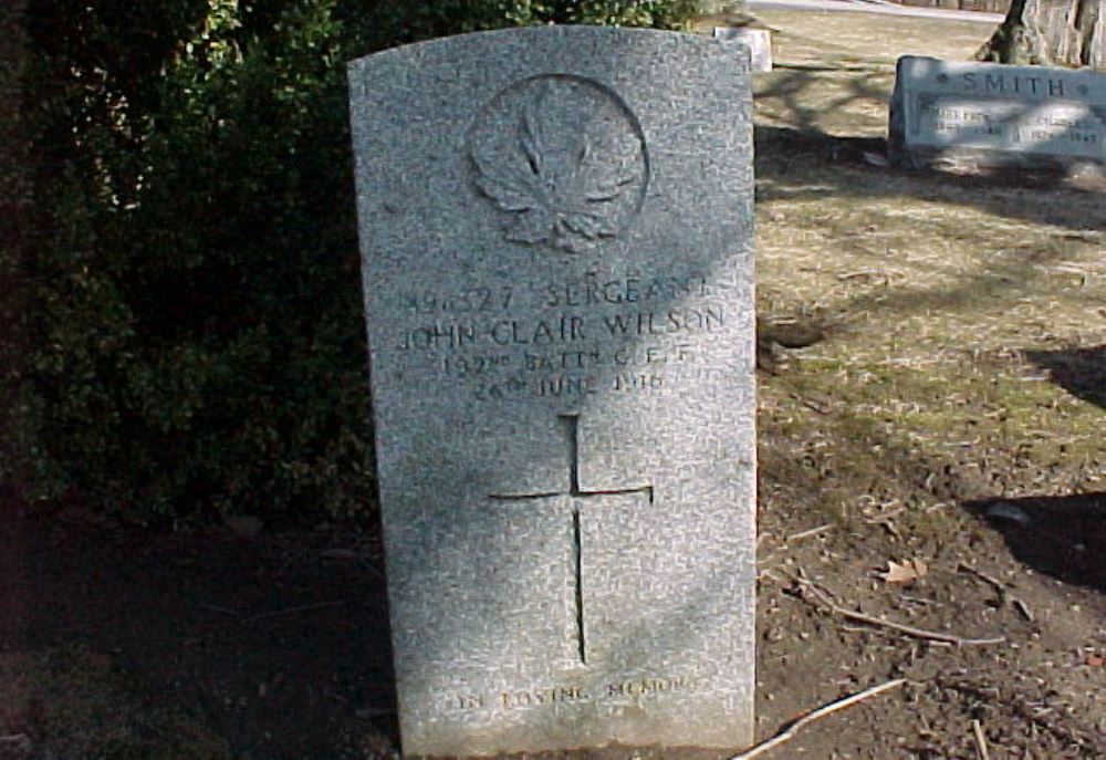 Commonwealth War Grave Oakland Rural Cemetery #1