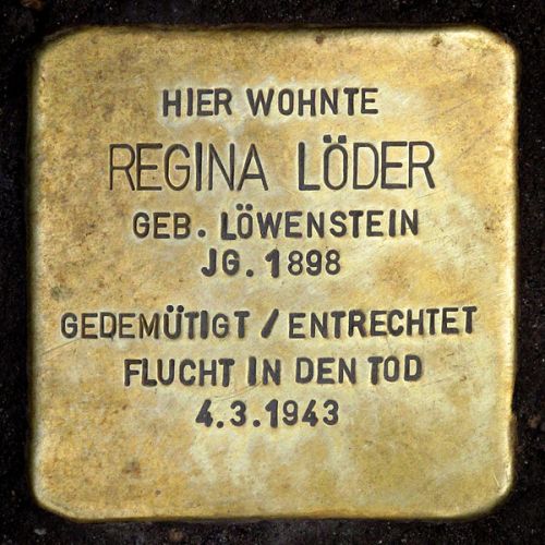 Stolperstein Donaustrae 115 #1