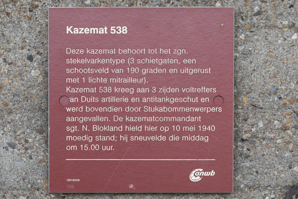 Peel-Raamstelling - Museum S-Kazemat 538 Blokland #4