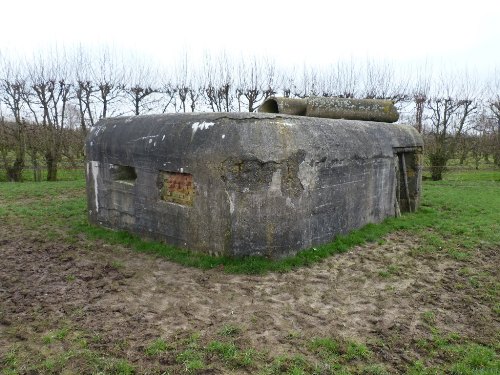 German MG-bunker Vrasene #1