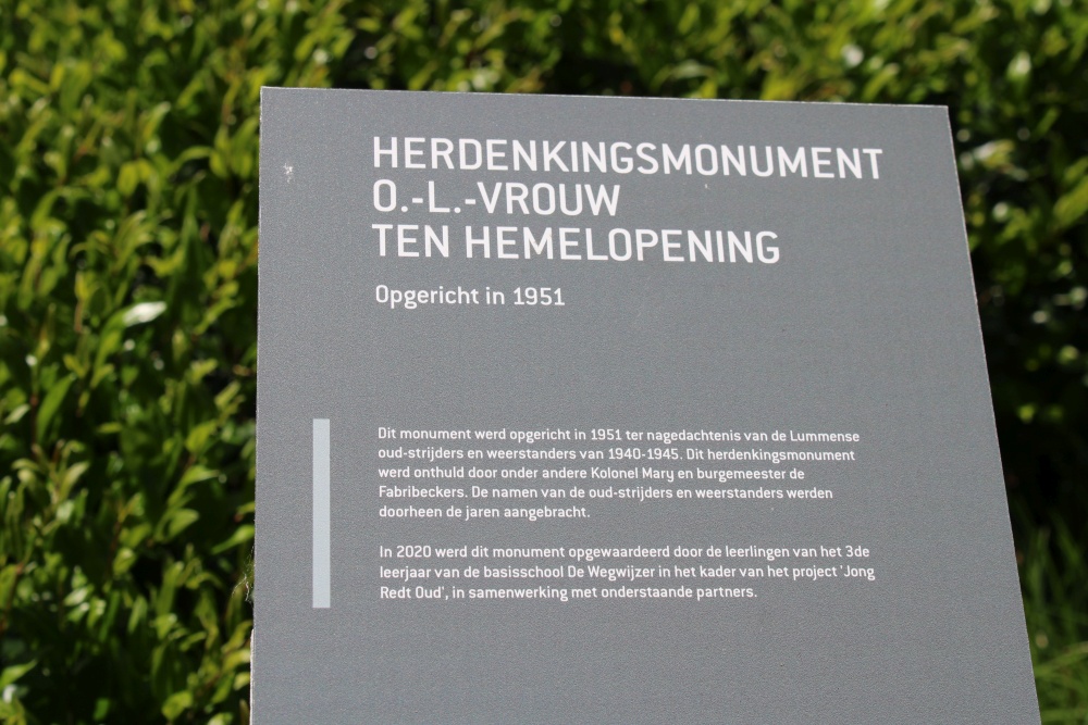 Monument Tweede Wereldoorlog Lummen #3