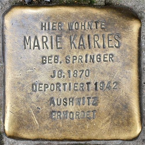 Stumbling Stone Liebenwalder Straße 44 #1