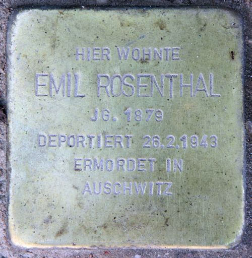 Stolpersteine Björnsonstraße 20 #1