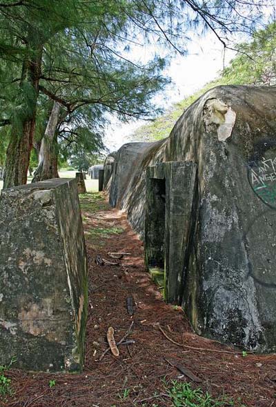 Japanese Air Raid Shelters Swimming Lane (Saipan)