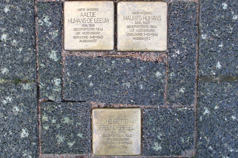 Stolpersteine Bloemhofstraat 14 #1