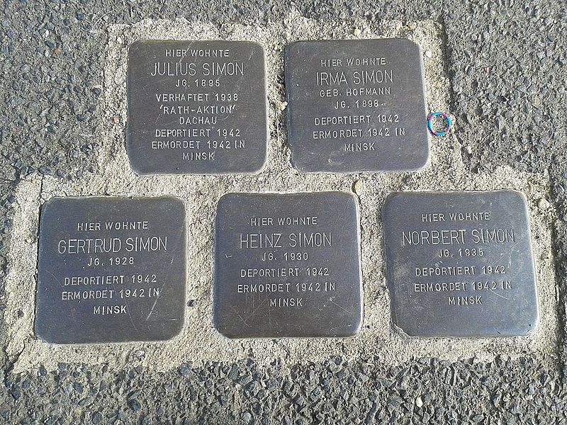 Stolpersteine Hauptstrae 128 #1