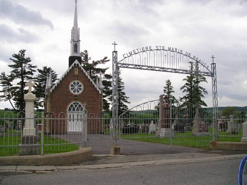 Commonwealth War Graves Sainte-Marie-de-Beauce Roman Catholic Cemetery #1