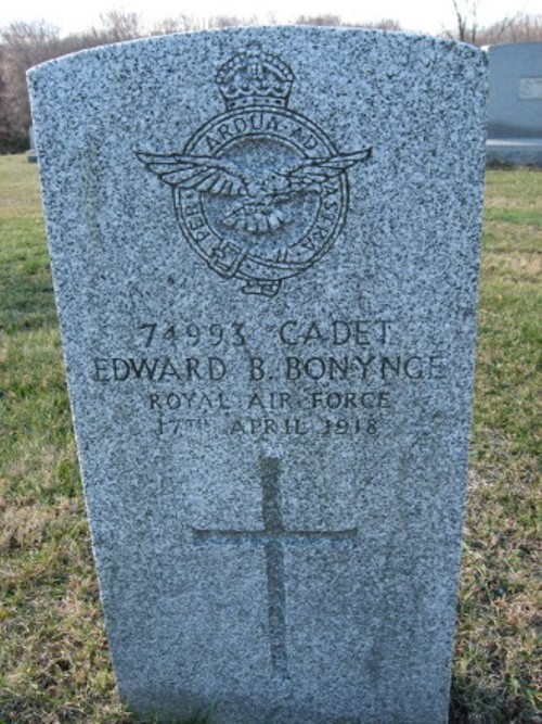 Commonwealth War Grave Asbury First Presbyterian Cemetery