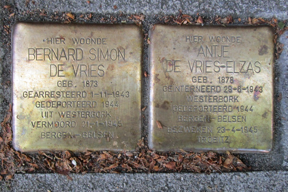 Stolpersteine Sophialaan 47 #1