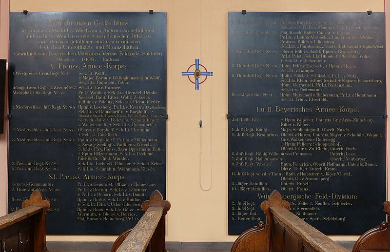 Memorials German Fallen in the Battle of Woerth #1