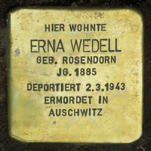 Stolpersteine Großbeerenstraße 82