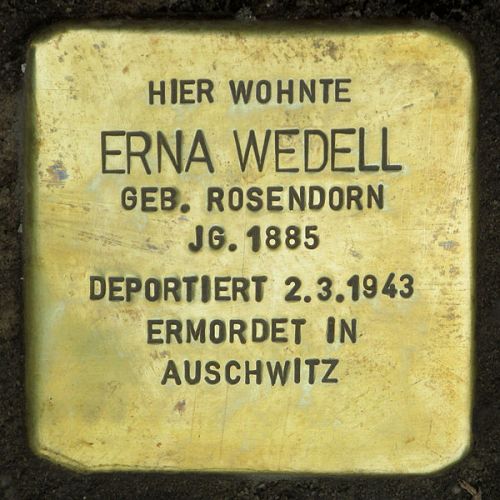 Stolpersteine Grobeerenstrae 82 #1