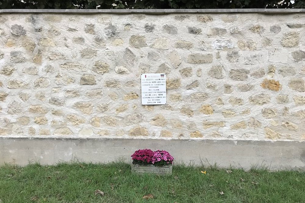 Collective Grave German Soldiers Courbevoie