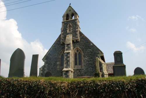 Commonwealth War Grave St. Cwyfan Churchyard #1