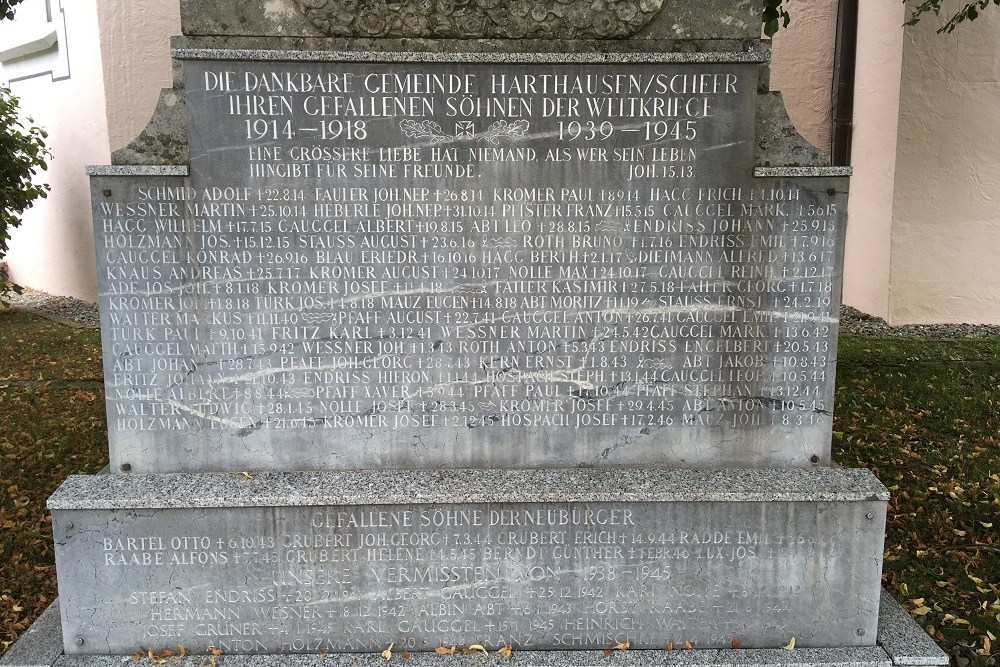 Oorlogsmonument Harthausen Auf Der Scher #5