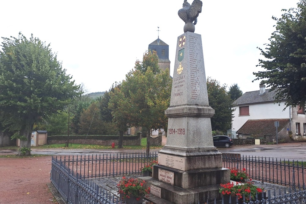 Oorlogsmonument Lucenay-l'Évêque #1