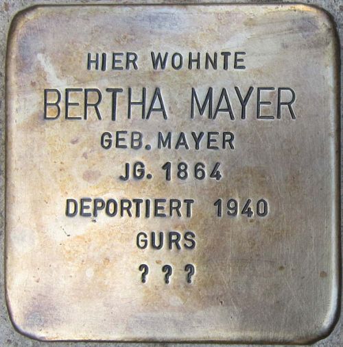 Stumbling Stones Landauerstraße 28