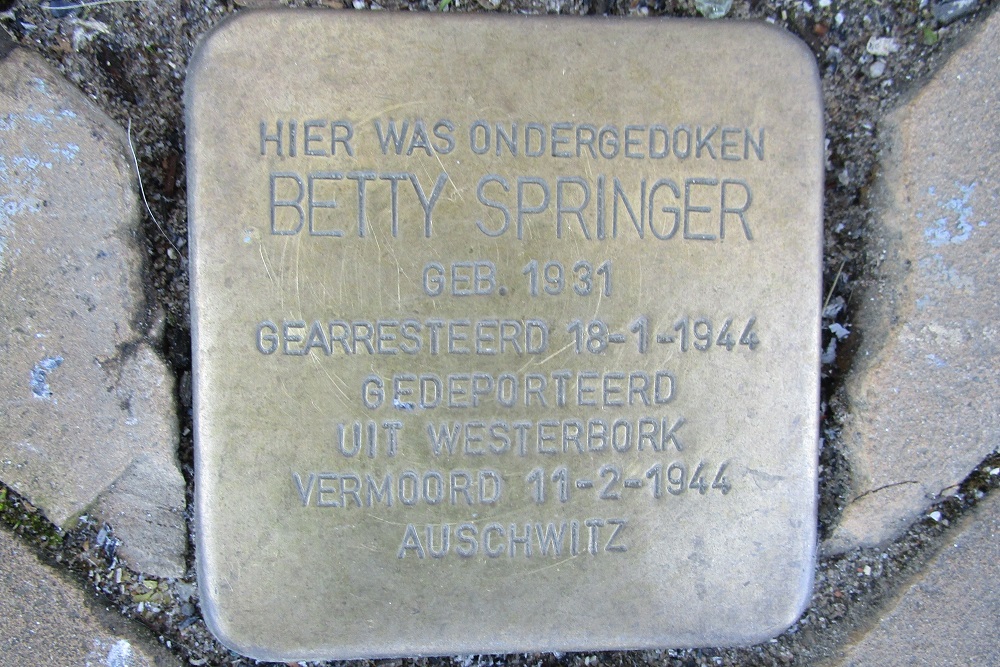 Stolperstein Spoorsingel 28