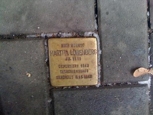 Stolperstein Eppendorfer Landstrae 98 #1