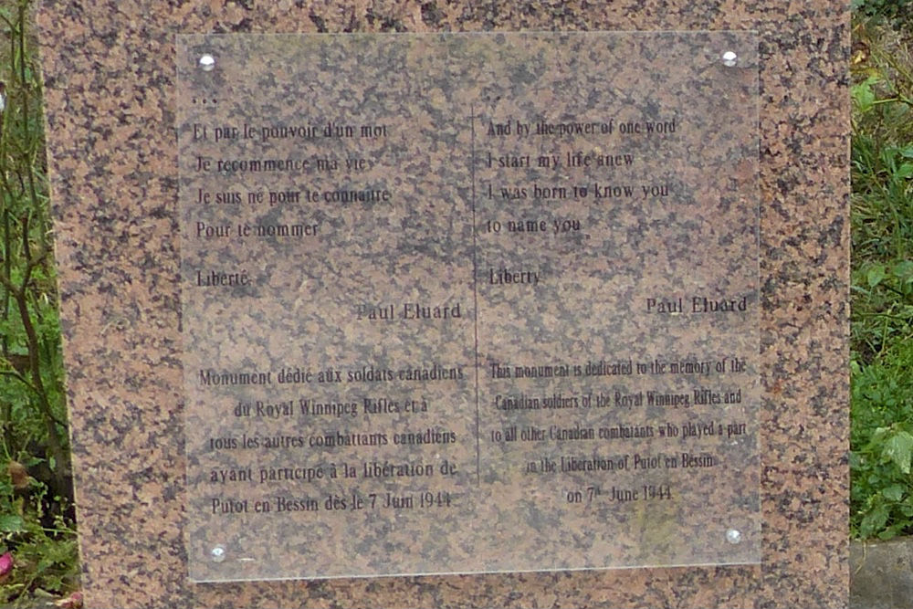 Monument Royal Winnipeg Rifles & Canadian Scottish Regiment #5