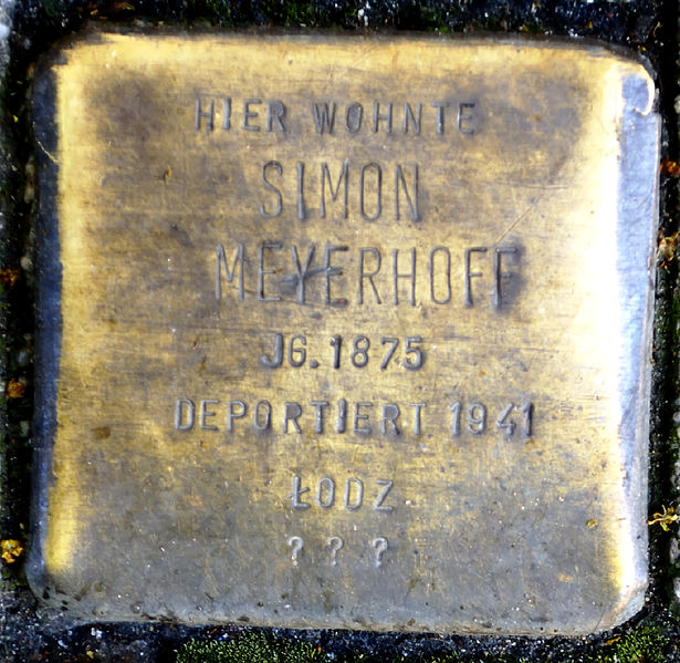 Stolpersteine Dsseldorfer Strae 17 #1