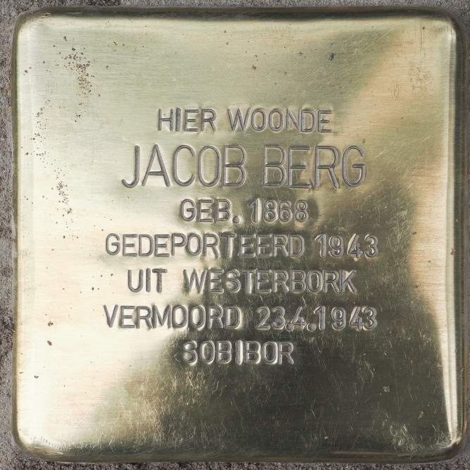 Stolpersteine Noordenbergstraat 69 (nu Vijgenboomgang 1) #2