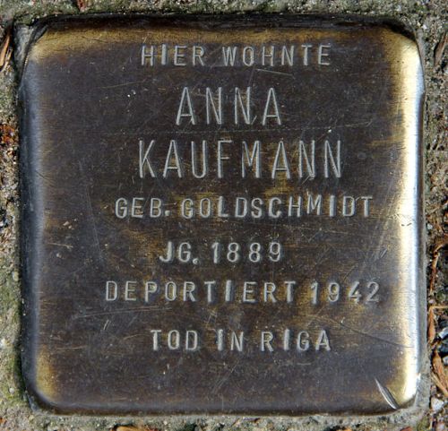 Stolpersteine Dieffenbachstrae 45 #2