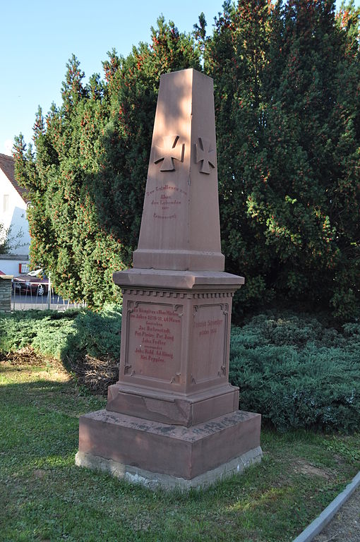 Franco-Prussian War Memorial Ober-Mrlen #1
