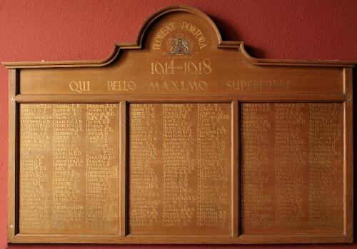 Roll of Honour Portora Royal School