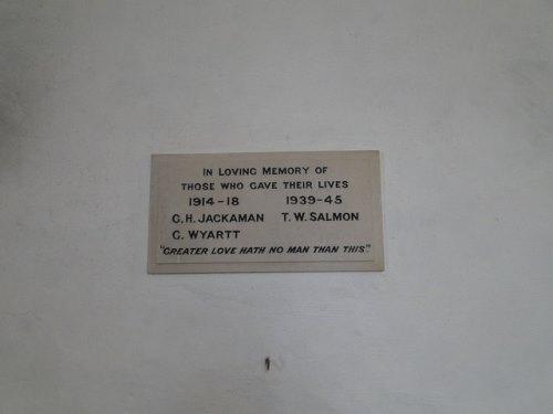 War Memorial Flowton Church #1