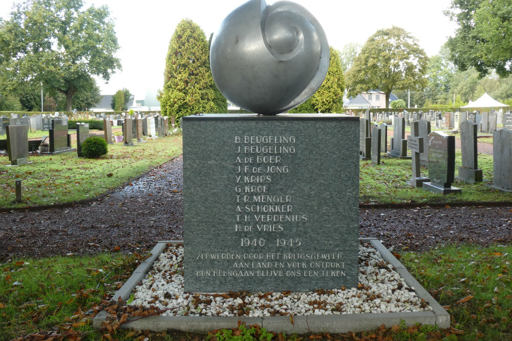 Oorlogsmonument Protestante Begraafplaats Noordwolde