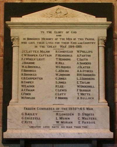 War Memorial Powick Church #2