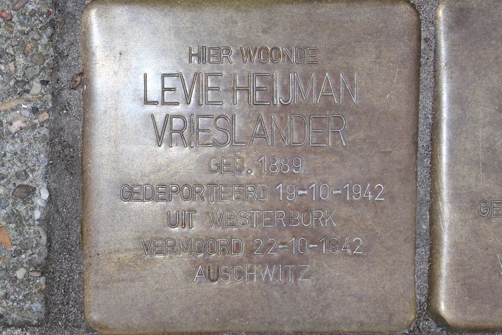 Stolpersteine Frans Halsstraat 45 #2