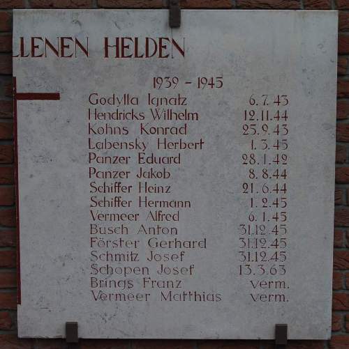 War Memorial Blerichen #3