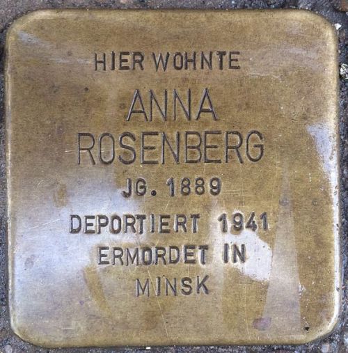 Stolpersteine Krnerstrae 33 #1