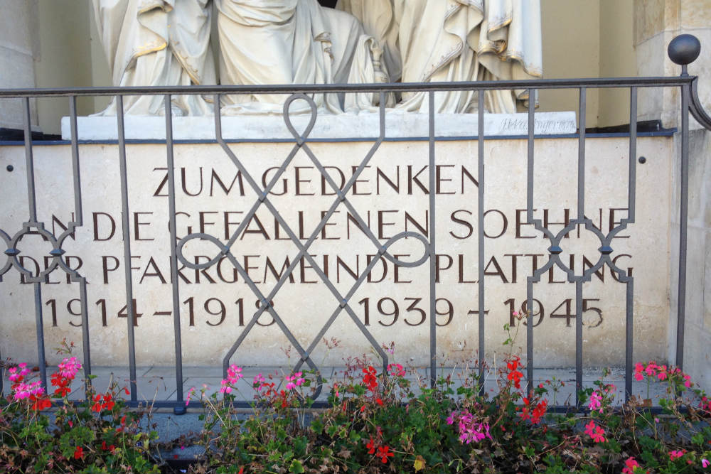 Oorlogsmonument Soldaten Plattling