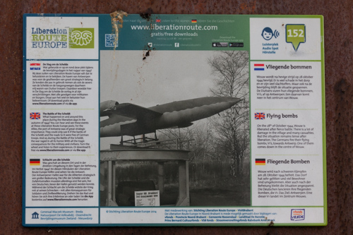 Liberation Route Marker 152: Vliegende bommen #2