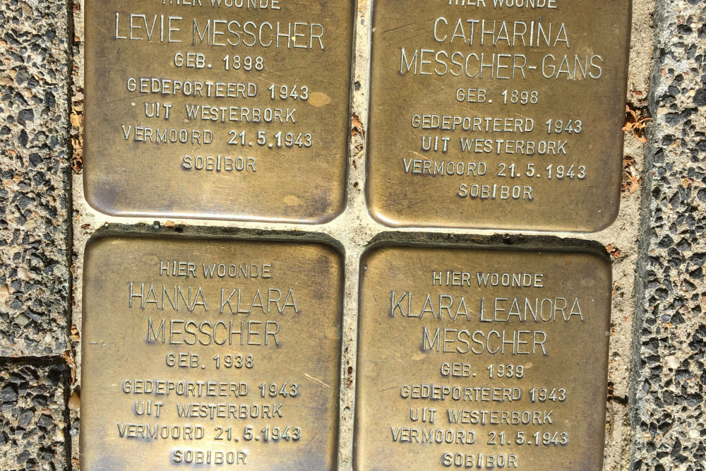 Stolpersteine Rozengracht 15