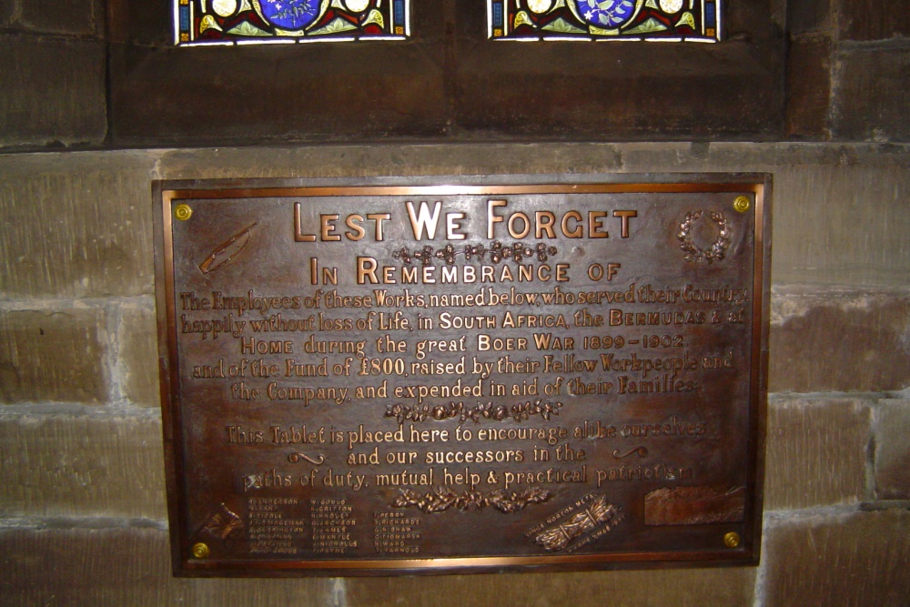 Monument Boerenoorlog Kings Norton Metal Works