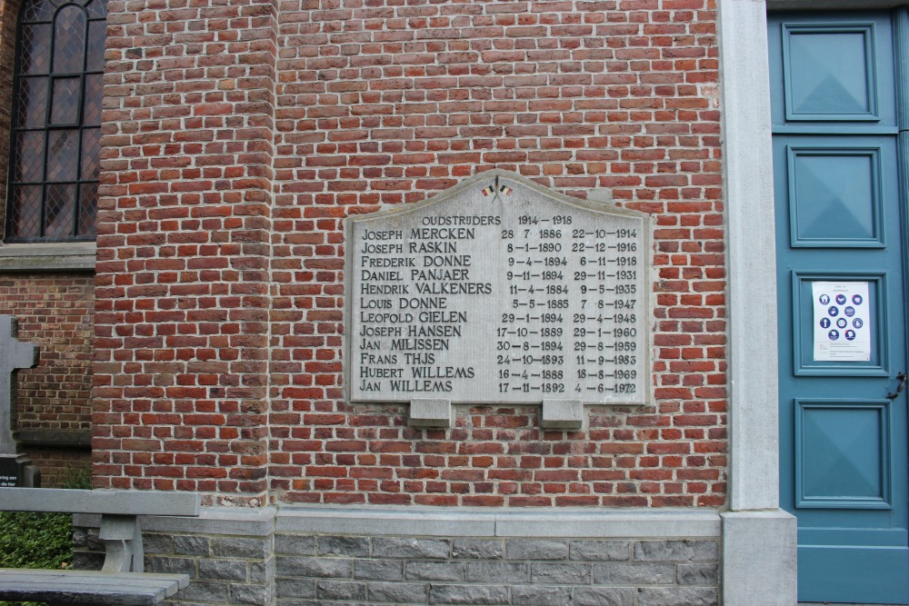 Commemorative Plate War Veterans Romershoven