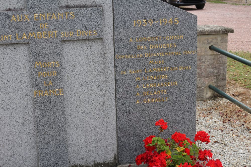 War Memorial Saint-Lambert-sur-Dive #5