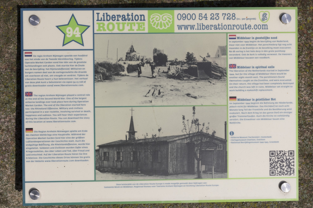 Liberation Route Marker 094: Middelaar in spiritual exile #2